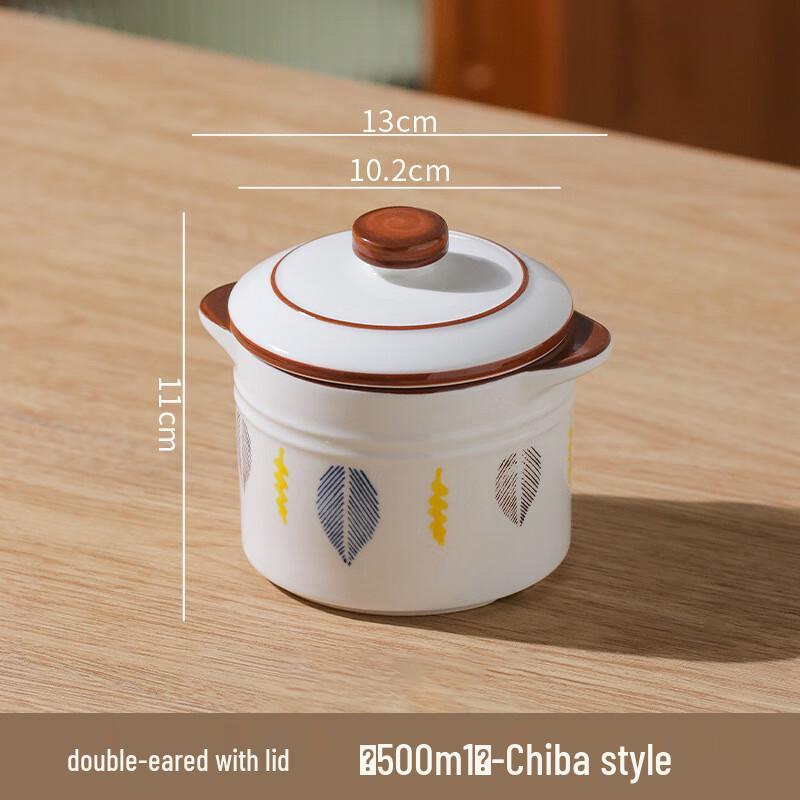 Yoshida Craftsman 500ml Ceramic Double-Boiler Stew Cup