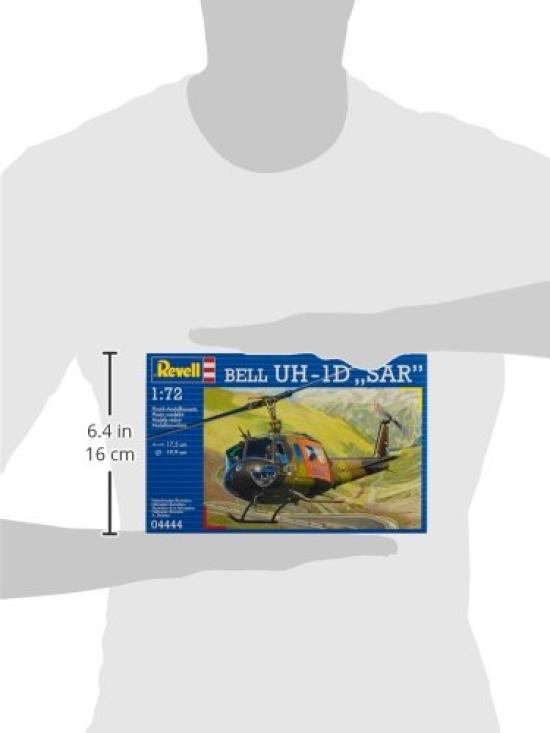 German Revell SAR 04444 Plastic Model 1/72 UH-1D