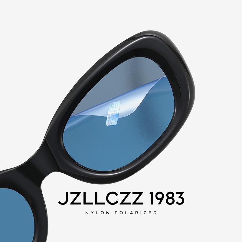 Women's Nylon Polarized Sunglasses: High-End, Face-Slimming, UV & HD Eye Protection