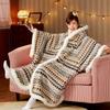 Autumn/Winter Coral Fleece Cinnamonroll Women's Pajama Robe
