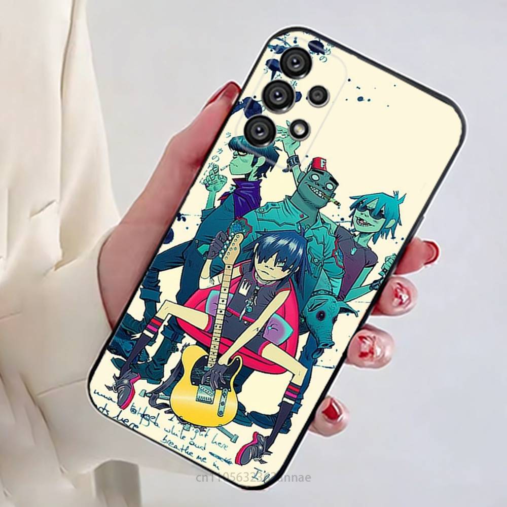 G-Gorillaz Rock Band Cartoon Phone Case For Samsung Galaxy A54,34,24,73,53,52,52S,04S,04E,A72 Cover