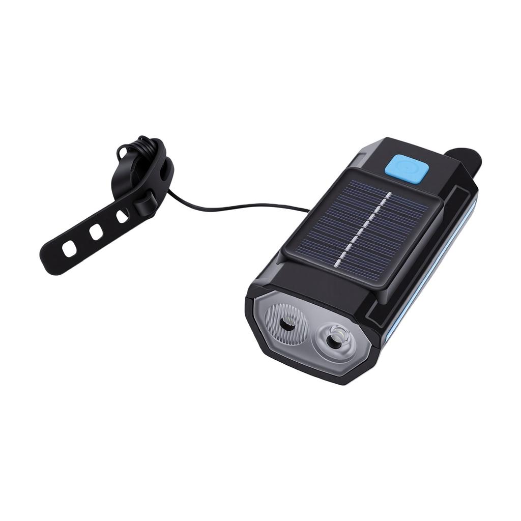 Bike Front Light High Brightness Rechargeable Mountain Bike Night Cycling Light with 120dB Horn