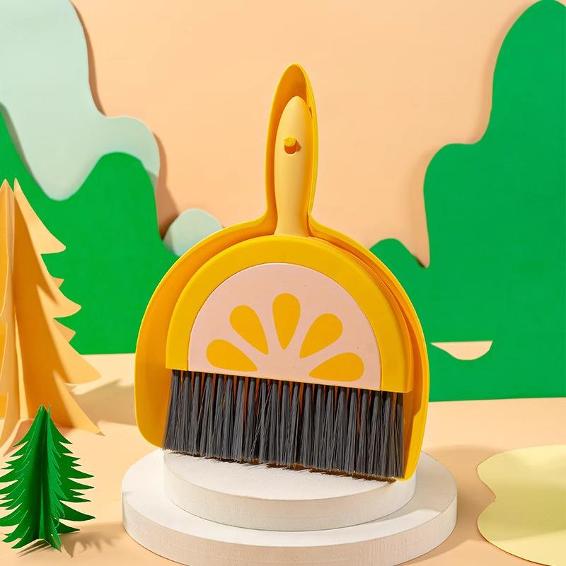 Mini Desktop Broom and Dustpan Set for Students and Children