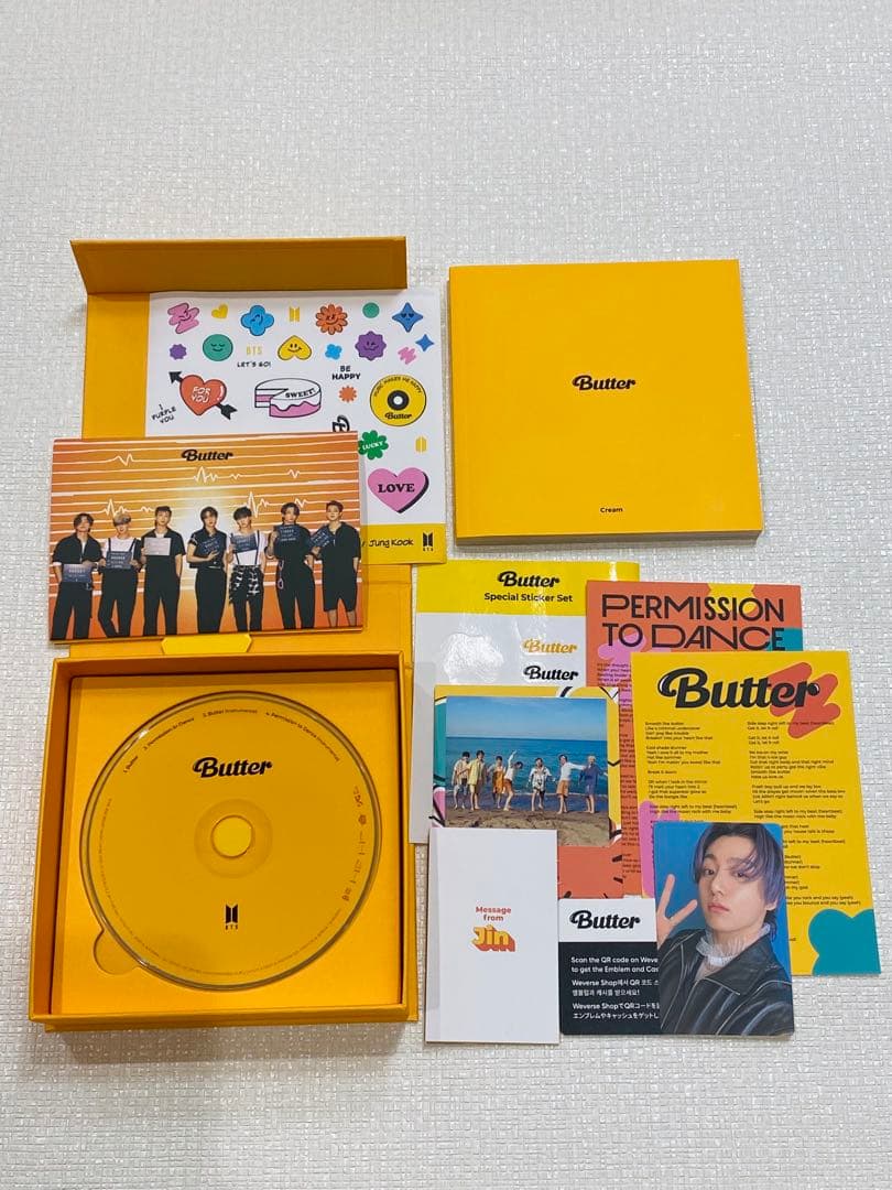 

[USED] BTS Butter Album CD + Accessories