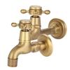 Faucet Wall Mounted Vintage  Brass Faucet Single Cold Water Tape for Kitchen Sink Mop Pool Wall Mount Faucet Vintage Faucet