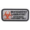 Biohazard Embroidered Velcro Patch With Nylon Polyester Material For Cosplay And Costume Accessories
