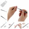 Stainless Steel Cuticle Pusher Trimmer Remover Pedicure Manicure Nail Art Tools