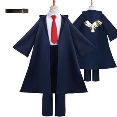 Mashle -MASHLE- Cosplay Costume for Children: Mash Lemon Cosplay Costume 5-Piece Set with Accessories, Uniform, School Festival, Event, Photoshoot,
