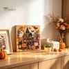DIY Handmade Wall Hanging Decorations Halloween Christmas Faux Pearl Diamond Painting Kit, Rhinestone Art Craft Decor Set for Adults, Holiday