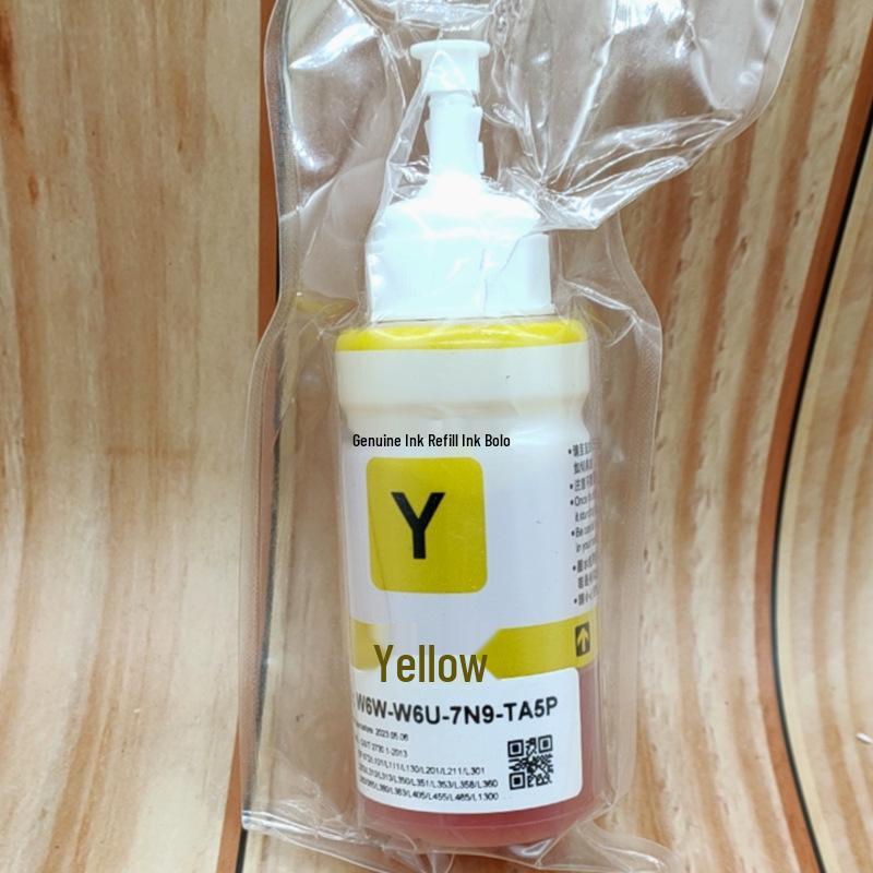 Epson 672 Bläck för L310/L313/L360/L380/L383/L1300/L565 Skrivare, Original Fyra Färger