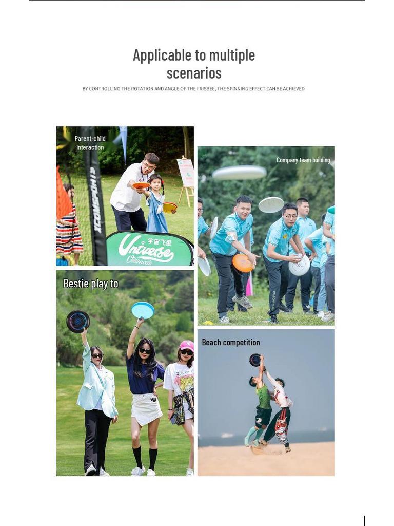 LED Light-Up Flying Disc: Interactive Parent-Child Toy for Team Building and Outdoor Fun