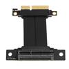Graphics Card Extension Cable Gen 4 GPU PCIE 4.0 X4 Riser Cable 8GB S 90 Degree for M.2 WiFi USB Sound Card SSD