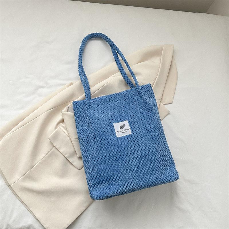 2025 spring new tote extra large bag versatile fashion letter shoulder handbag bag trendy retro solid color hand carry