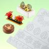 Elegant Lace Pattern Molds Christmas Theme Cake Border Decorations Kitchen Bakings Tool Fondants Moulds Silicone Texture