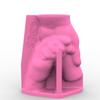 Creative Hand in Hand Designs Silicone Mould Silicone Texture Perfect for Epoxy Resin Planter Concrete Casting Home Decors