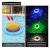 Solar Floating Pool Light IP68 Waterproof Swimming Pool Lamp Outdoor Decorative Light Blue LED Floating Garden Pool Light
