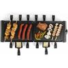 DOC185 Raclette Machine for 12 People - Black