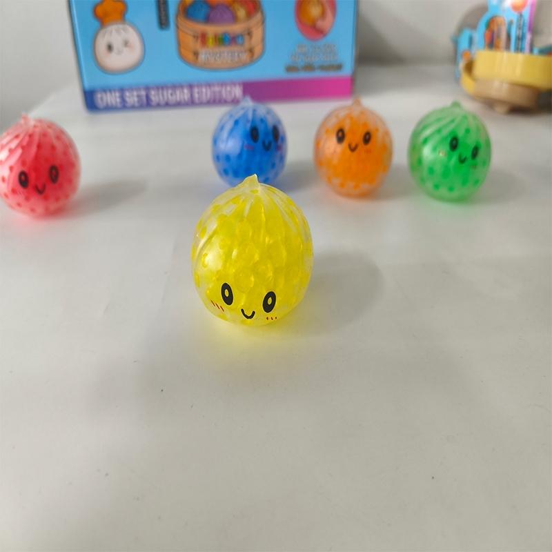 Mini Blind Box Glitter Dumpling Squishy Maltose Series With Box Dumplings Sensory Squeeze Toy For Stress Relief Random Color