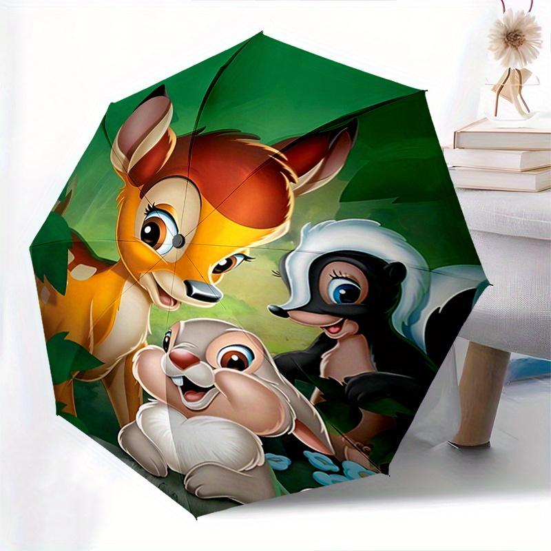 Bambi, Thumper Automatic Opening and Closing Umbrella, Compact Travel Umbrella, Lightweight and Portable, Suitable for Beach Commuting Busin