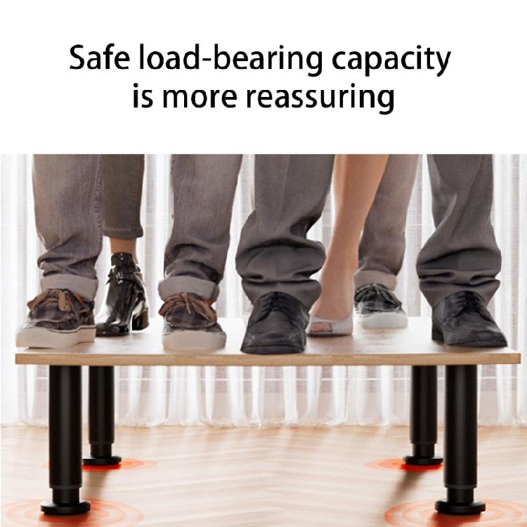 Metal Round Support Foot 25-26cm Adjustable Furniture Leg Kitchen Cabinet Legs for Cabinet Sofa Cupboard Furniture