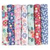 Siawadeky Floral Patchwork Fabric Set of Cotton Cut Cute Floral DIY Handmade Craft Perfect for Making Lunch Lucky and 7, Fabric, Cloth, Scraps, Print,