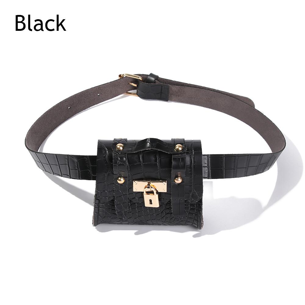 Crocodile Print Mini Waist Bag Women Small Crossbody Bag Fashion Crossbody Waist Bag Portable Girl Wallet