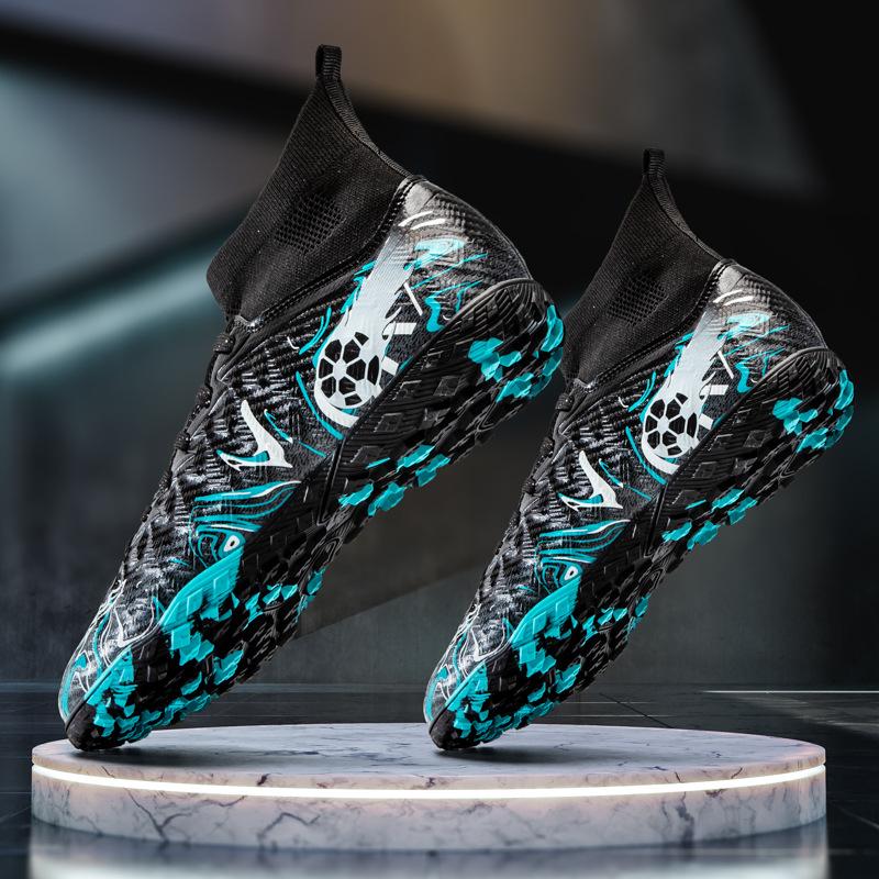 Temu football shoes wholesale adult grass training shoes TF broken nails primary school sports football shoes World Cup