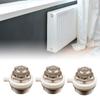 3Pcs Automatic Bleed Valve 1/2inch 3/4inch Bleed Plug Valve Radiator Bleed Valve Self Bleeding Radiator Valve