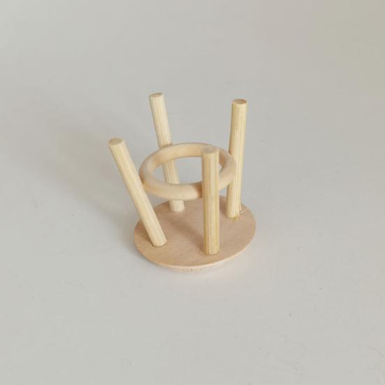 Stool Lightweight Mini DIY 1:12 Miniature Dollhouse Stool for Living Room