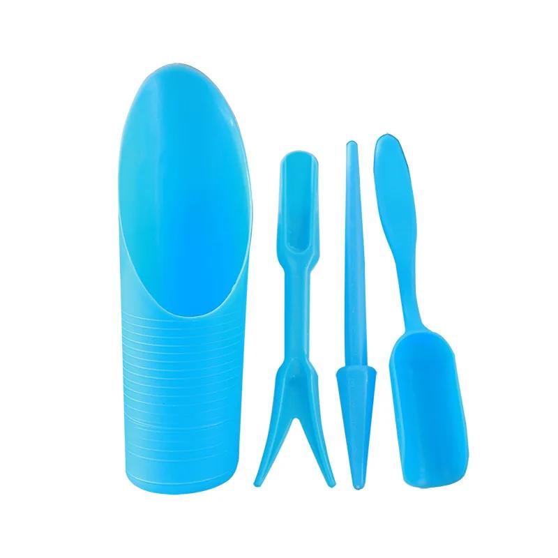 5pcs/set, Plastic Durable Bucket Shovel Potted Cultivation Cylinder MeatPlant Soil Shovel Garden Tools Mini Garden Planting Tool
