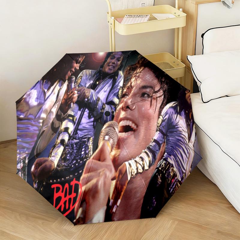 Der renommierte amerikanische Grammy-Gewinner Michael Jackson Regenschirm ist für alle Jahreszeiten geeignet, einschließlich Zuhause, Reisen und Outdoor-Aktivitäten Y5