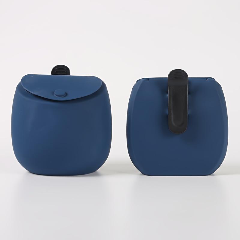 1pz Sacchetto per Premi Addestramento Cane in Silicone, con Chiusura Magnetica e Clip da Cintura Resistente, Dispenser Portatile Snack per Cuccioli, Sacca per Cibo per Cani