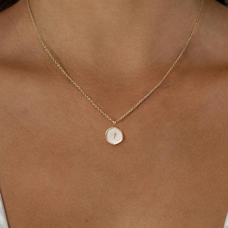 Cute Small Cross Choker Necklaces Everyday Simple Cross Charm Choker Minimalist Religious Jewelry Cute Gifts Christian Gifts for Women