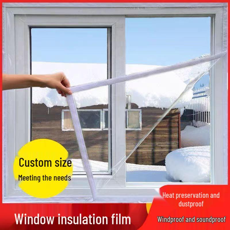 Transparent Insulation Window Film: Windproof, Cold-Proof, Winter-Ready for Bedroom Warmth