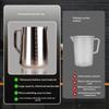 Copo Medidor de Aço Inoxidável 500/700/1000ml Com Graduações Boca Larga Para Café Uso na Cozinha Aquecimento de Leite E Infusão de Chá