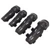 4Pcs Motorcycle Elbow Knee Pads Adjustable Adult Dirt Bike Elbow Knee Protective Guards for Motocross Racing Cycling