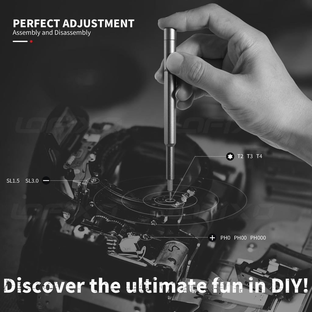 Screwdriver Precision Screwdriver Set with and Screwdrivers for Switch Repair Replacement Screwdriver for iPhone Mac Tool Full DIY Tool with Magnet