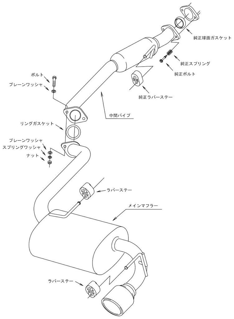 HKS Automotive Sports Muffler Super Turbo Muffler Jimny K6A Vehicle Inspection Compatible Intake and Exhaust System Parts ABA-JB23W 31029-AS002