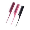1Pc Professional Hair Combs Tip Tail Comb Barber Hairdressing Comb 3-Row Teeth Detangling Comb Salon Tools Barber Accessories