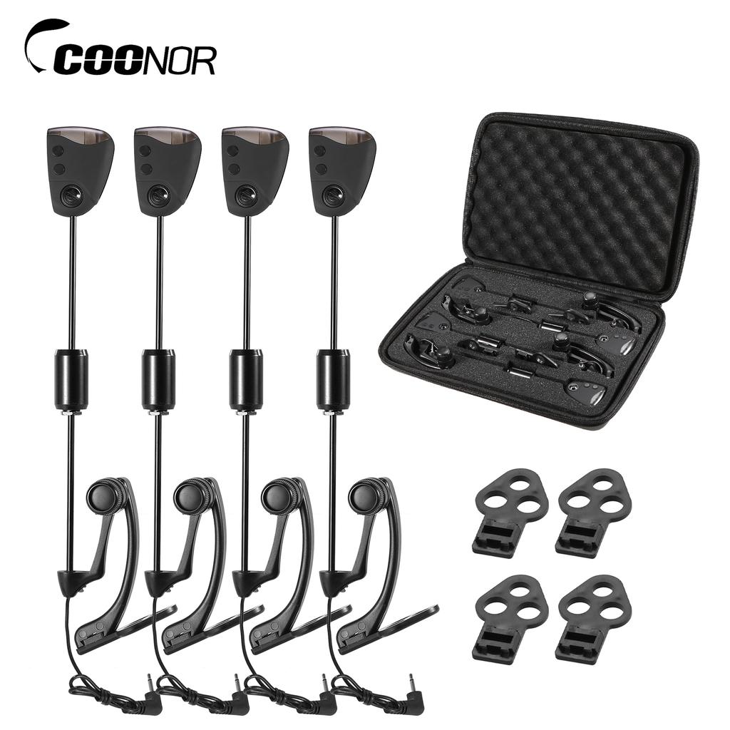 Fishing Swinger Set Carp Fishing Bite Indicator Swinger Digital Fishing Alarm LED Bite Indicator Illuminated Swinger