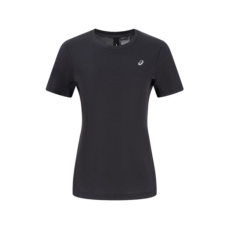 ASICS Reflective Night Running Moisture-Wicking Quick-Dry Soft Sports Short Sleeve Women tops 2012D520-001