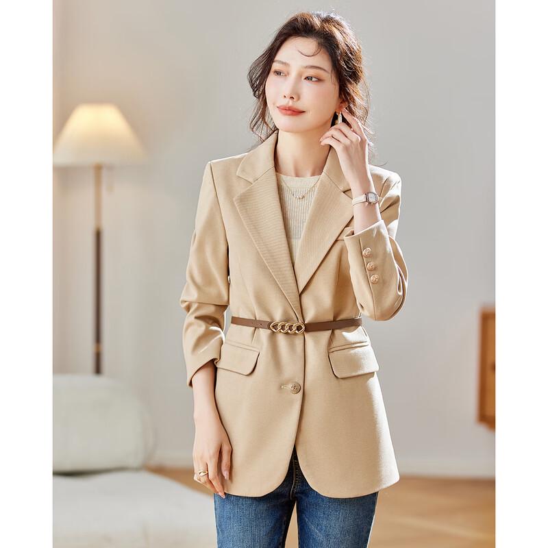 TERRE BLEUE Women's Loose Fit Blazer