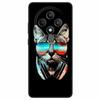For OPPO Reno 12F 5G Case Cool Black Soft Silicone Cover for Oppo Reno12 FS Cartoon TPU Shell On Reno12 F Protective Funda Capas