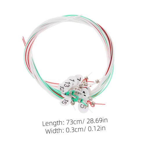 Ifundom Harp String Set, 15 Nylon Strings for Lyre Harp, for Boys, Girls, Adults, and Beginners, Rich Sound and Comfortable Handling