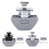 RV Push Cabinet Lock Metal Push Button Keyless Cupboard Drawer Compartment Latch Lock Catch for Cara