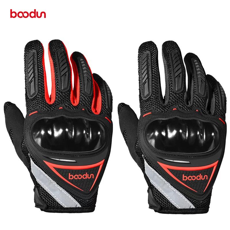 Motorcycle Riding Gloves, Four-Season Anti-Fall Racing Gloves, Summer Breathable Motorcycle Rider Anti-Slip Gloves for Men and Women