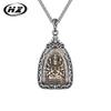Stainless Steel Zodiac Necklace with Eight Guardian Deities