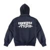 Converse Jackets Men's Navy Blue Hooded Moderate Mock Two Piece MCJ414-GHM