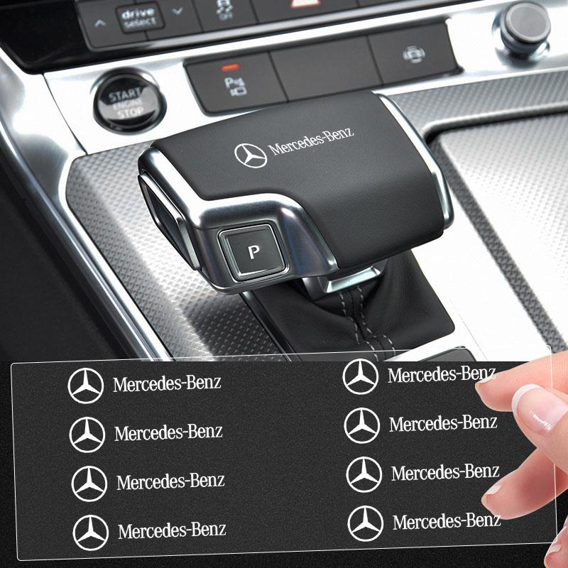 AABIE1 2/5/10Pcs Car Interior Random Stickers Car Steering Wheel Caps Styling For Mercedes Benz C200 C230 C240 C250 C280 C300 C320 C350