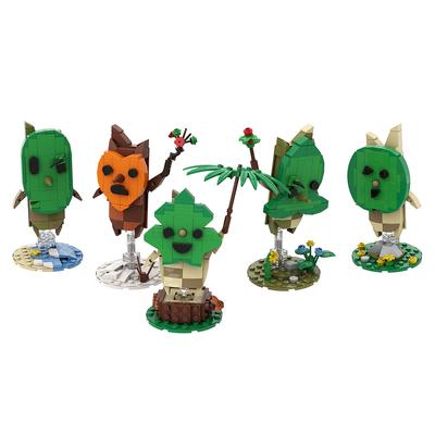 Gobricks Moc Zeldaed Yahaha Korok Brickheadz Modellsteine Zeldaed Spielfiguren Bausteine Set Ruinen Wächter Spielzeug Für Geschenk